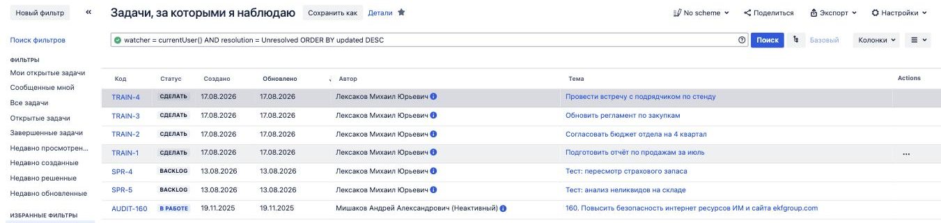 Что попадает в фильтр